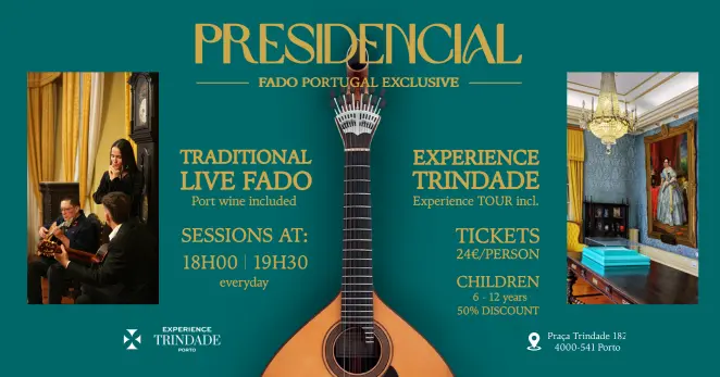 Bilhete Conjunto "Experience Trindade x Fado" — event image