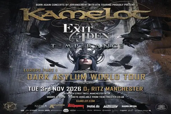 KAMELOT at O2 Ritz - Manchester — event image