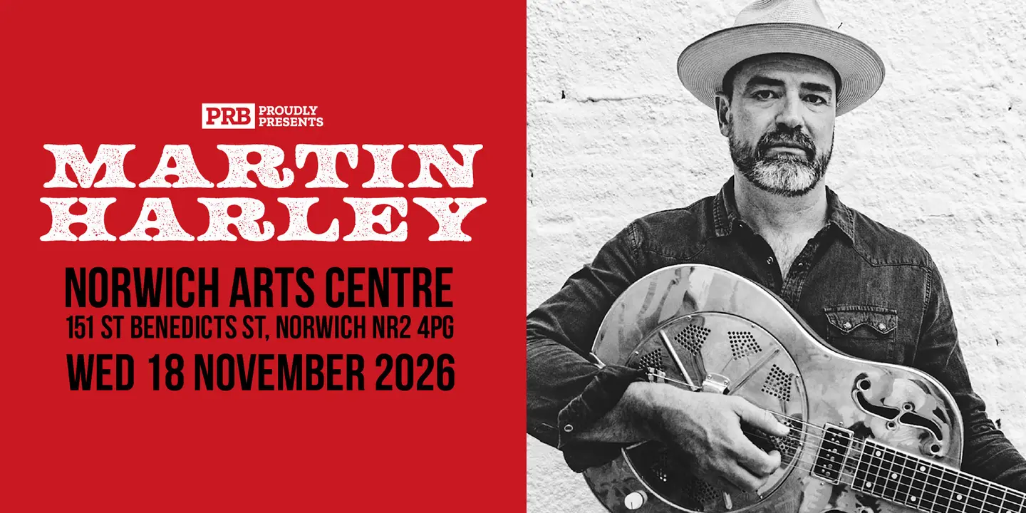 Imagem do evento Martin Harley at Arts Centre - Norwich