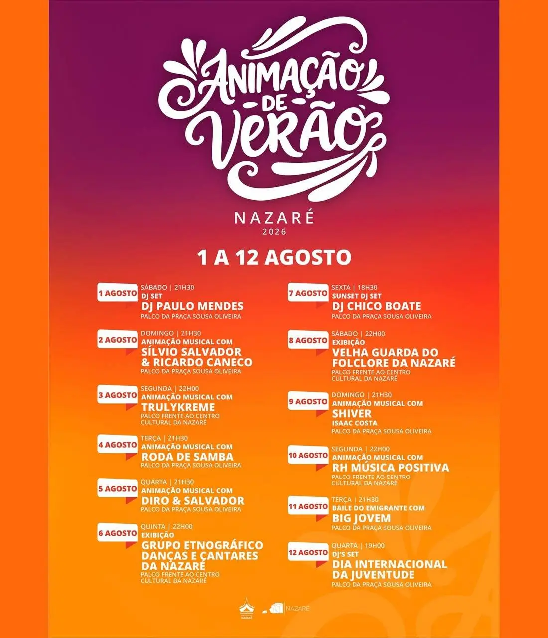 Imagem do evento Animação de Verão 2026