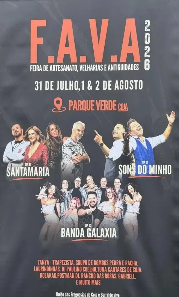 Imagem do evento Feira de Artesanato, Velharias e Antiguidades 2026 - Coja