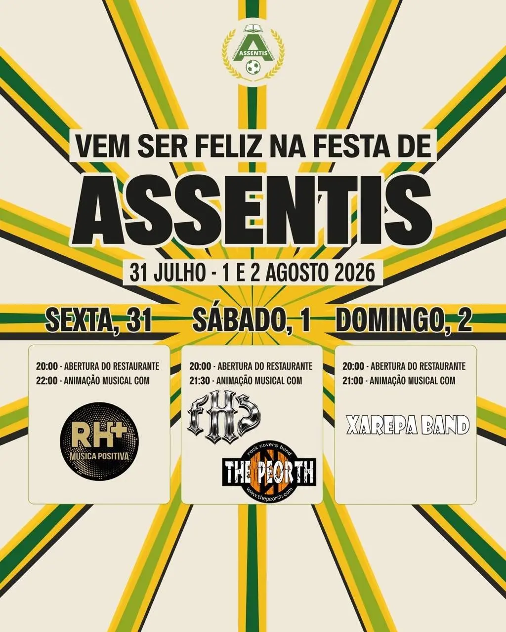 Imagem do evento Festa de Assentis 2026