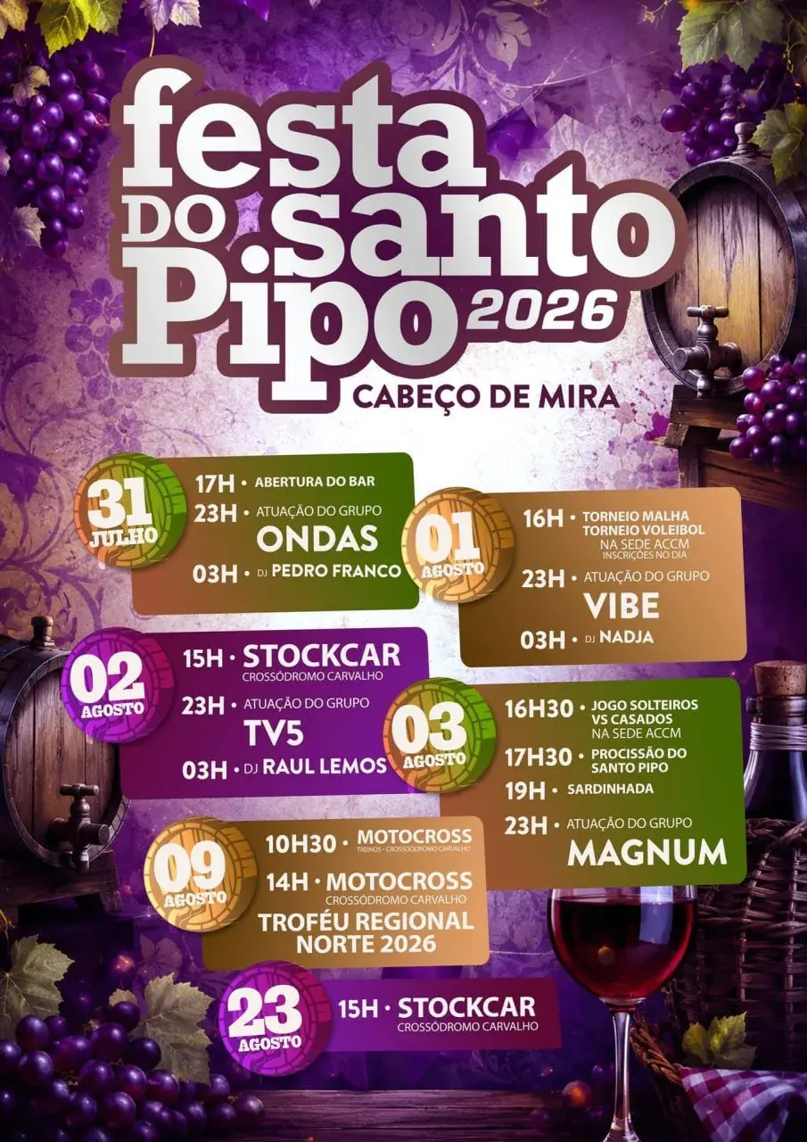Imagem do evento Festa do Santo Pipo 2026