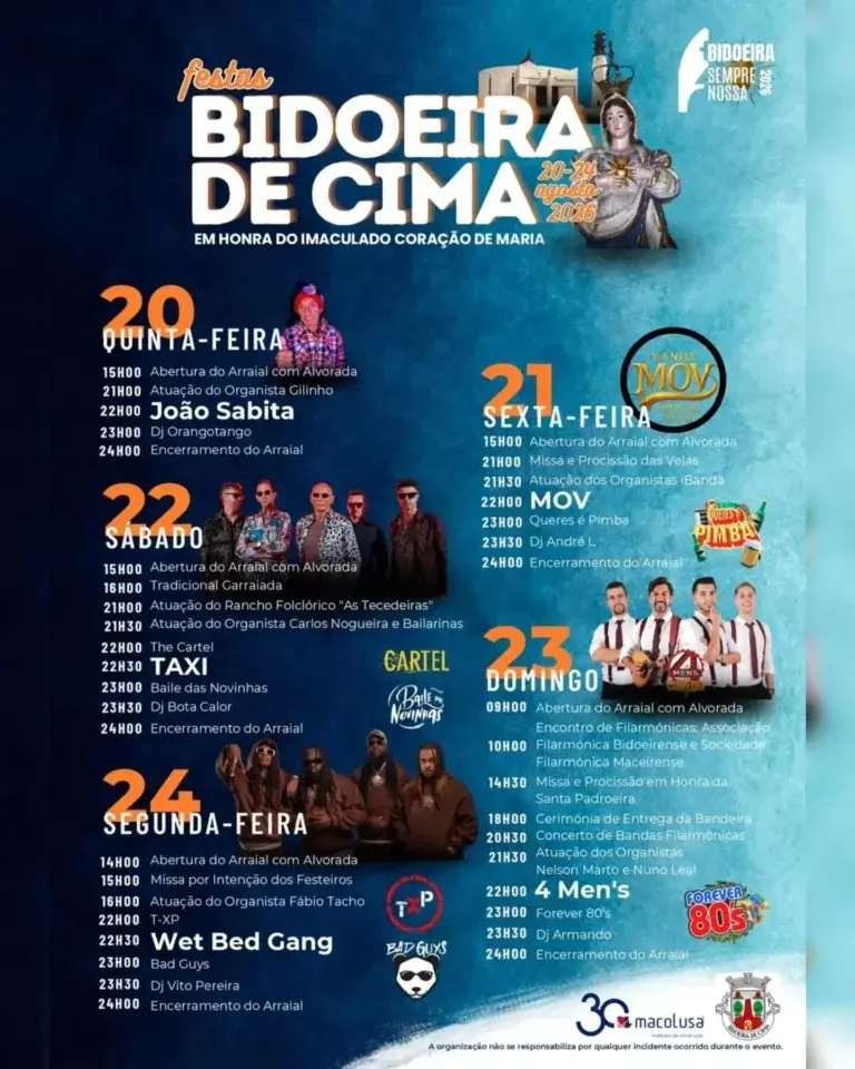 Festa em honra de Imaculado Coração de Maria 2026 — event image