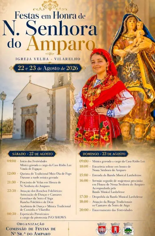 Imagem do evento Festa em honra de N. Senhora do Amparo 2026 - Vilarelho