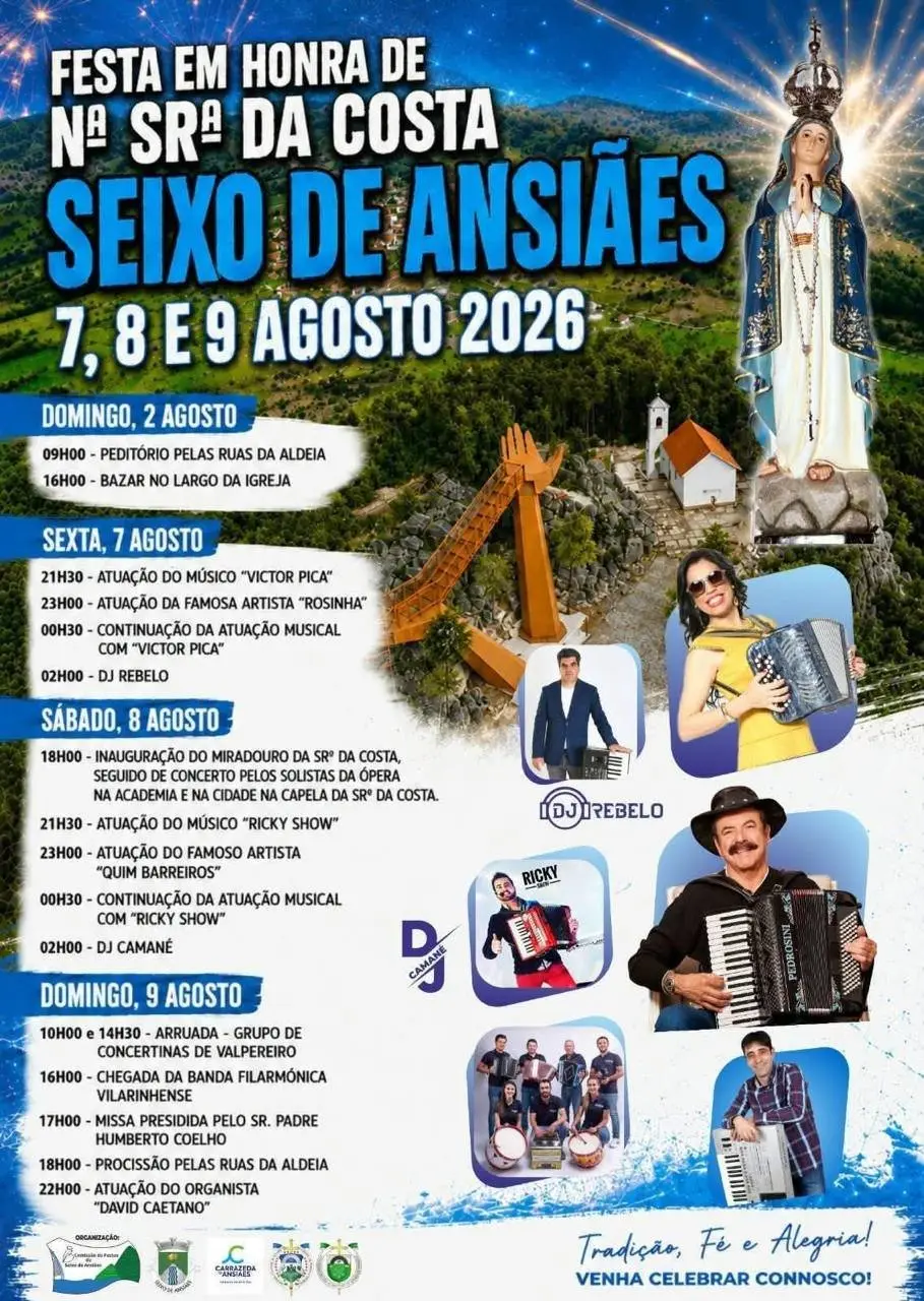 Festa em honra de Nª Srª da Costa 2026 — event image