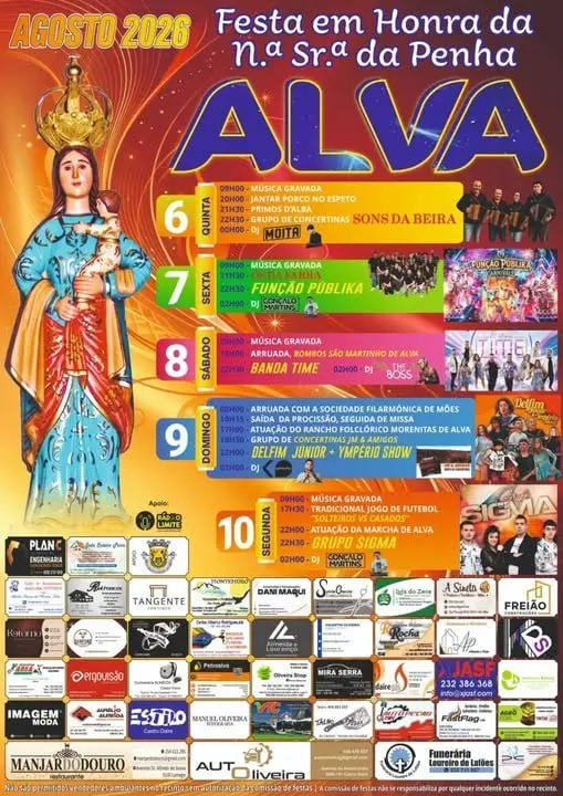 Imagem do evento Festa em honra de N.ª Sr.ª da Penha 2026