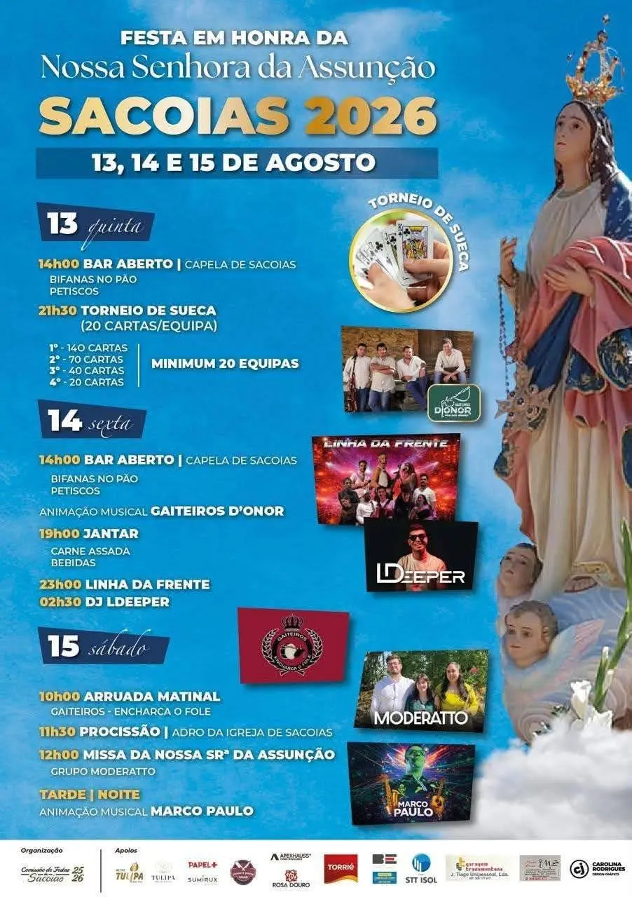 Imagem do evento Festa em honra de Nossa Senhora da Assunção 2026