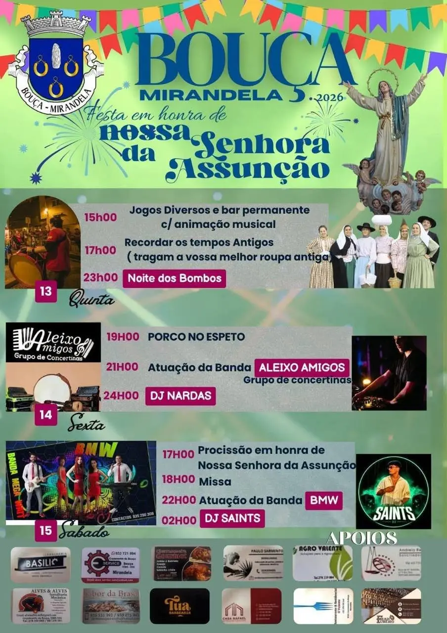 Imagem do evento Festa em honra de Nossa Senhora da Assunção 2026