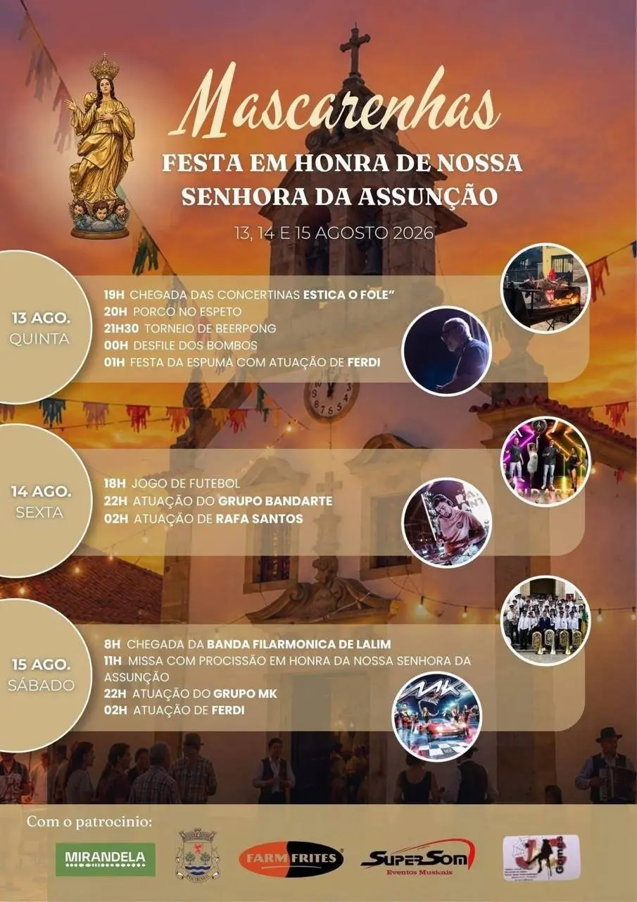 Imagem do evento Festa em honra de Nossa Senhora da Assunção 2026