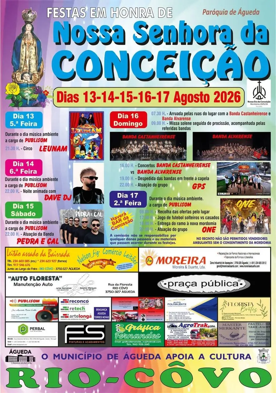 Imagem do evento Festa em honra de Nossa Senhora da Conceição 2026