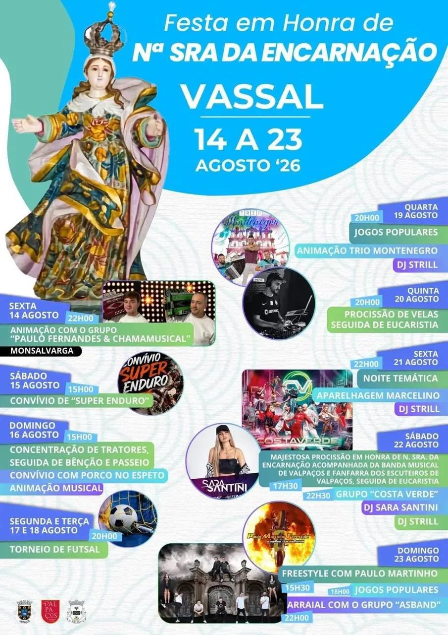 Imagem do evento Festa em honra de Nossa Senhora da Encarnação 2026