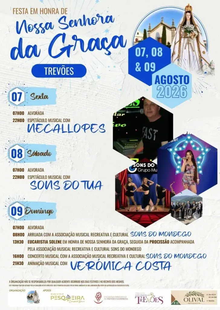 Imagem do evento Festa em honra de Nossa Senhora da Graça 2026