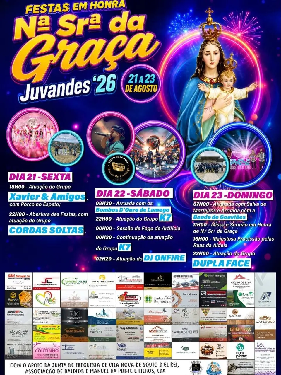 Imagem do evento Festa em honra de Nossa Senhora da Graça 2026