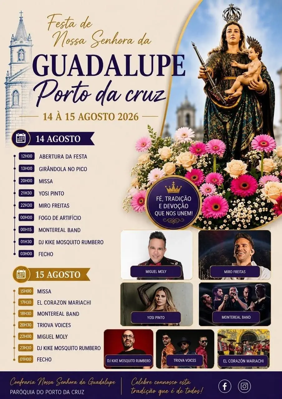 Imagem do evento Festa em honra de Nossa Senhora da Guadalupe 2026