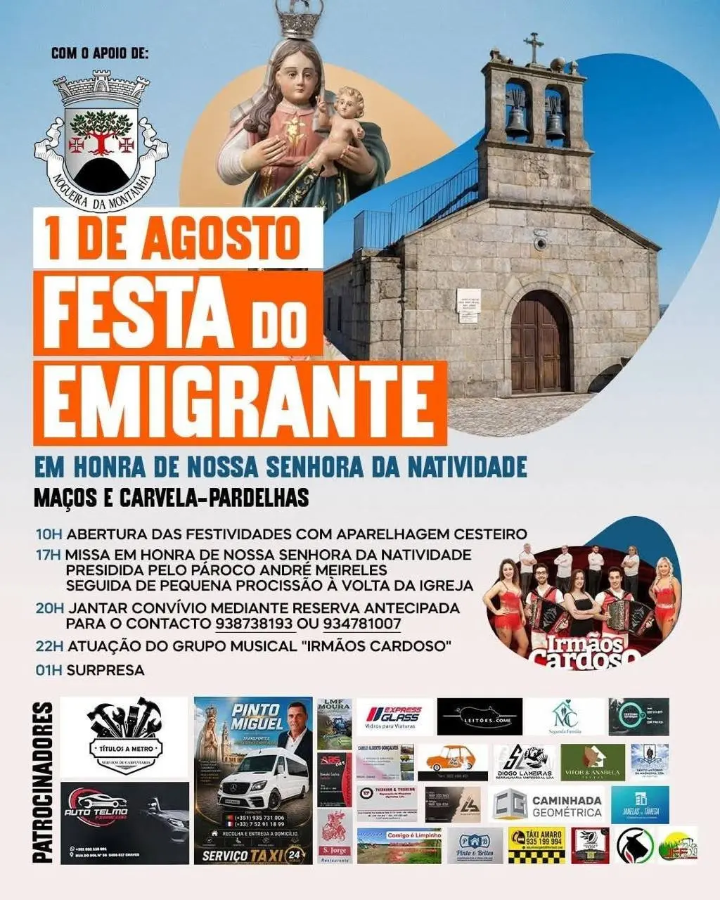 Imagem do evento Festa em honra de Nossa Senhora da Natividade 2026