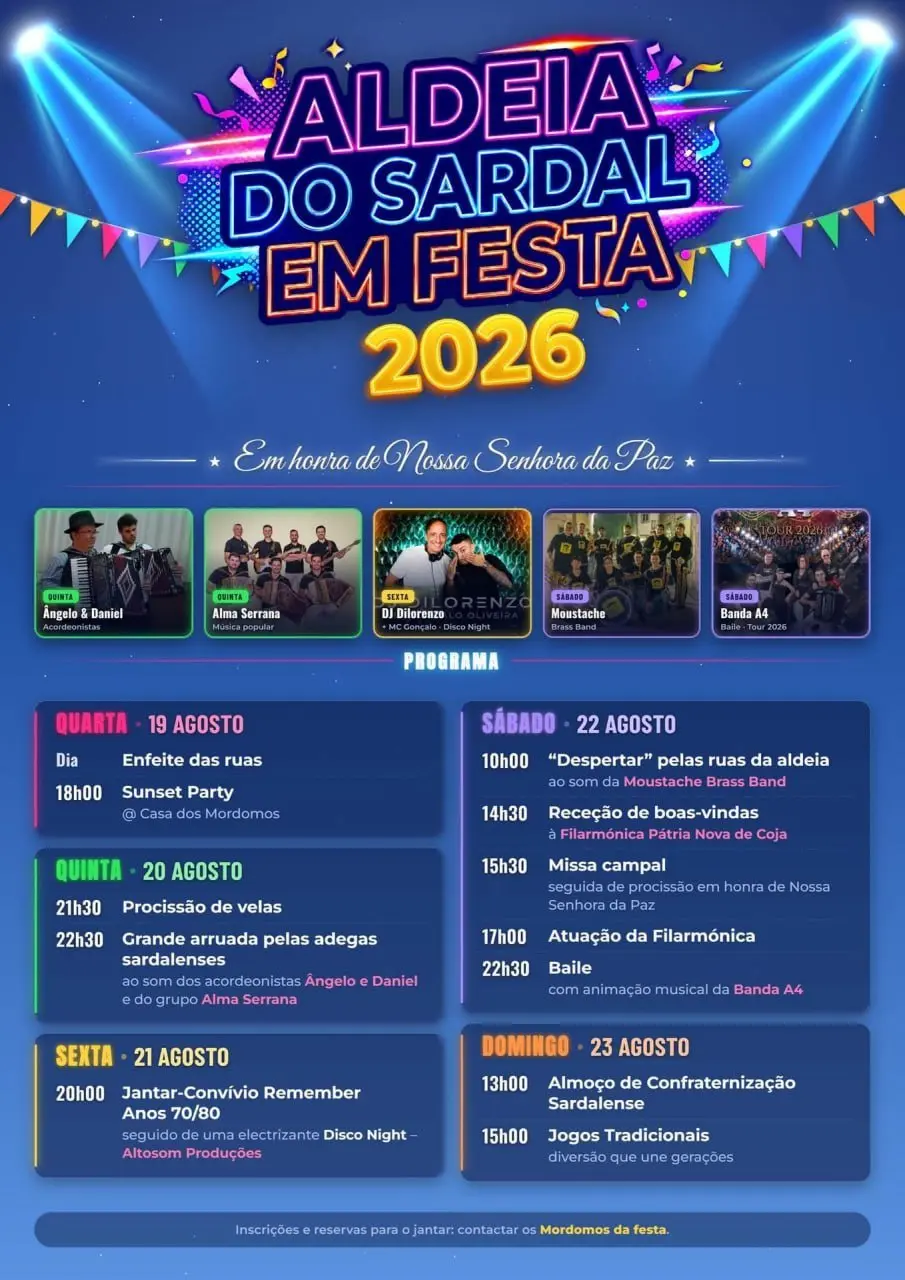 Imagem do evento Festa em honra de Nossa Senhora da Paz 2026