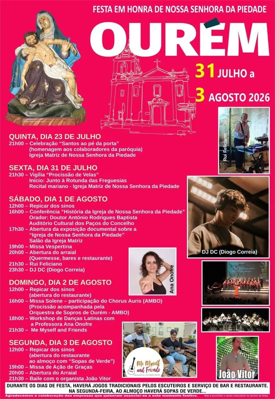Imagem do evento Festa em honra de Nossa Senhora da Piedade 2026