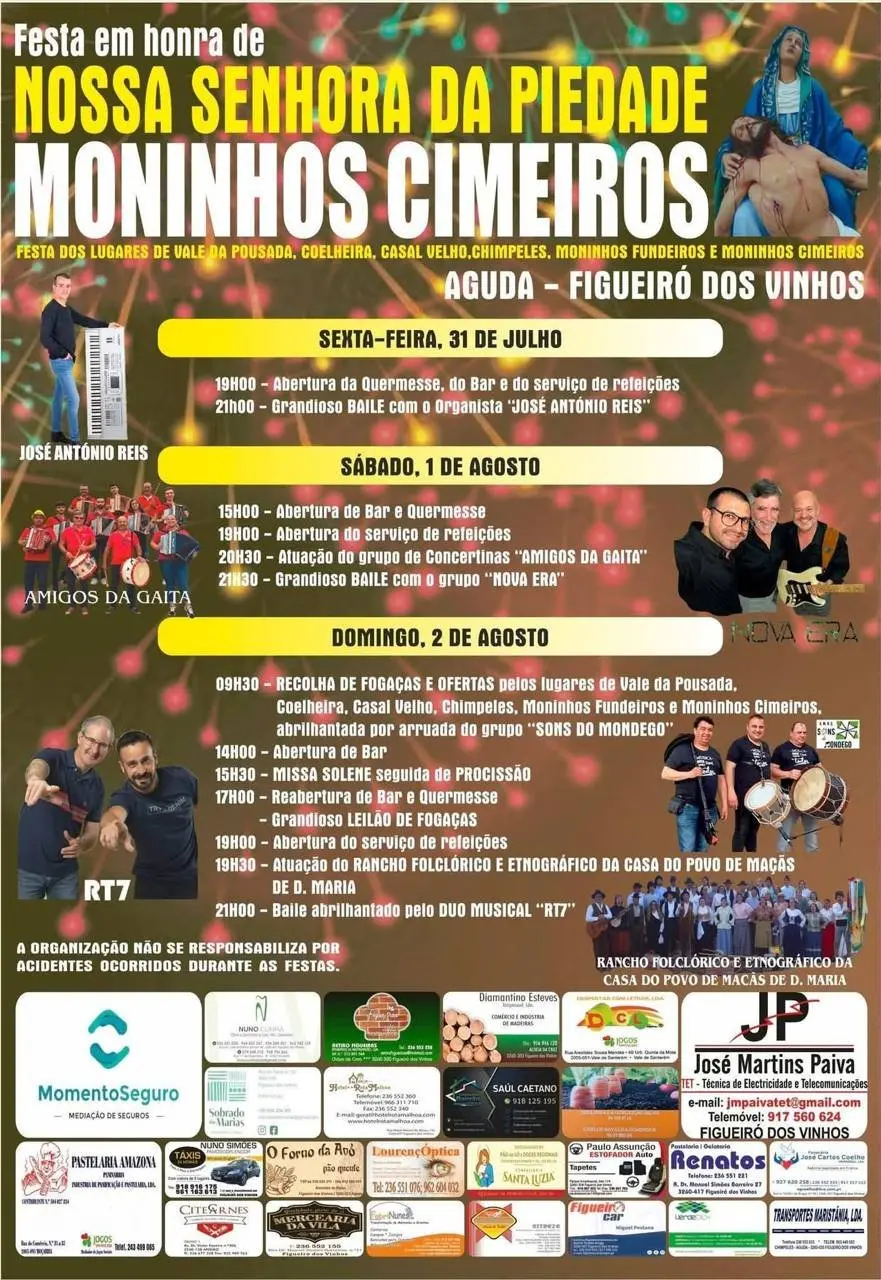 Imagem do evento Festa em honra de Nossa Senhora da Piedade 2026