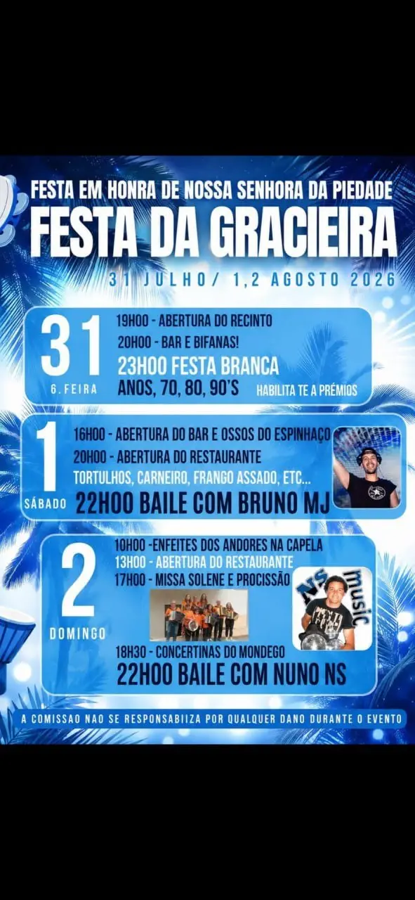 Imagem do evento Festa em honra de Nossa Senhora da Piedade 2026