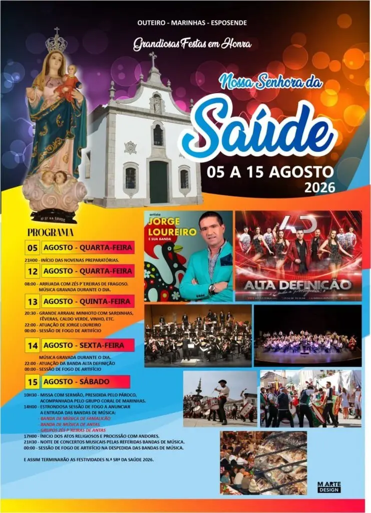 Imagem do evento Festa em honra de Nossa Senhora da Saúde 2026