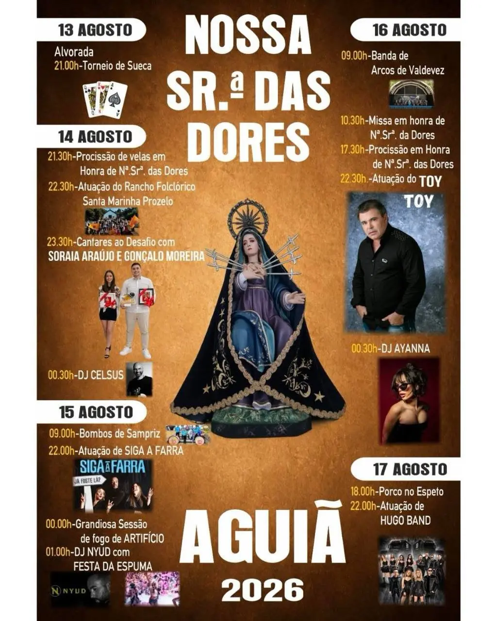 Imagem do evento Festa em honra de Nossa Senhora das Dores 2026