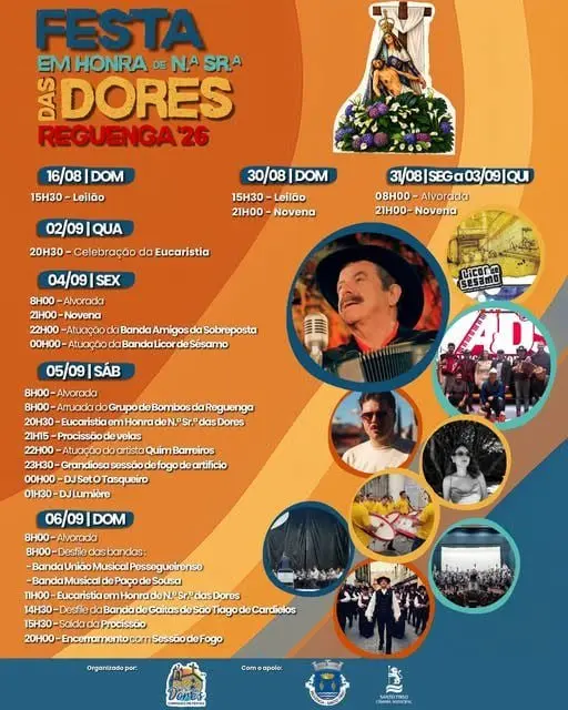 Imagem do evento Festa em honra de Nossa Senhora das Dores 2026