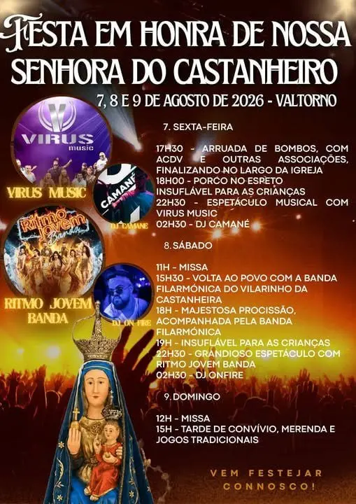 Imagem do evento Festa em honra de Nossa Senhora do Castanheiro 2026