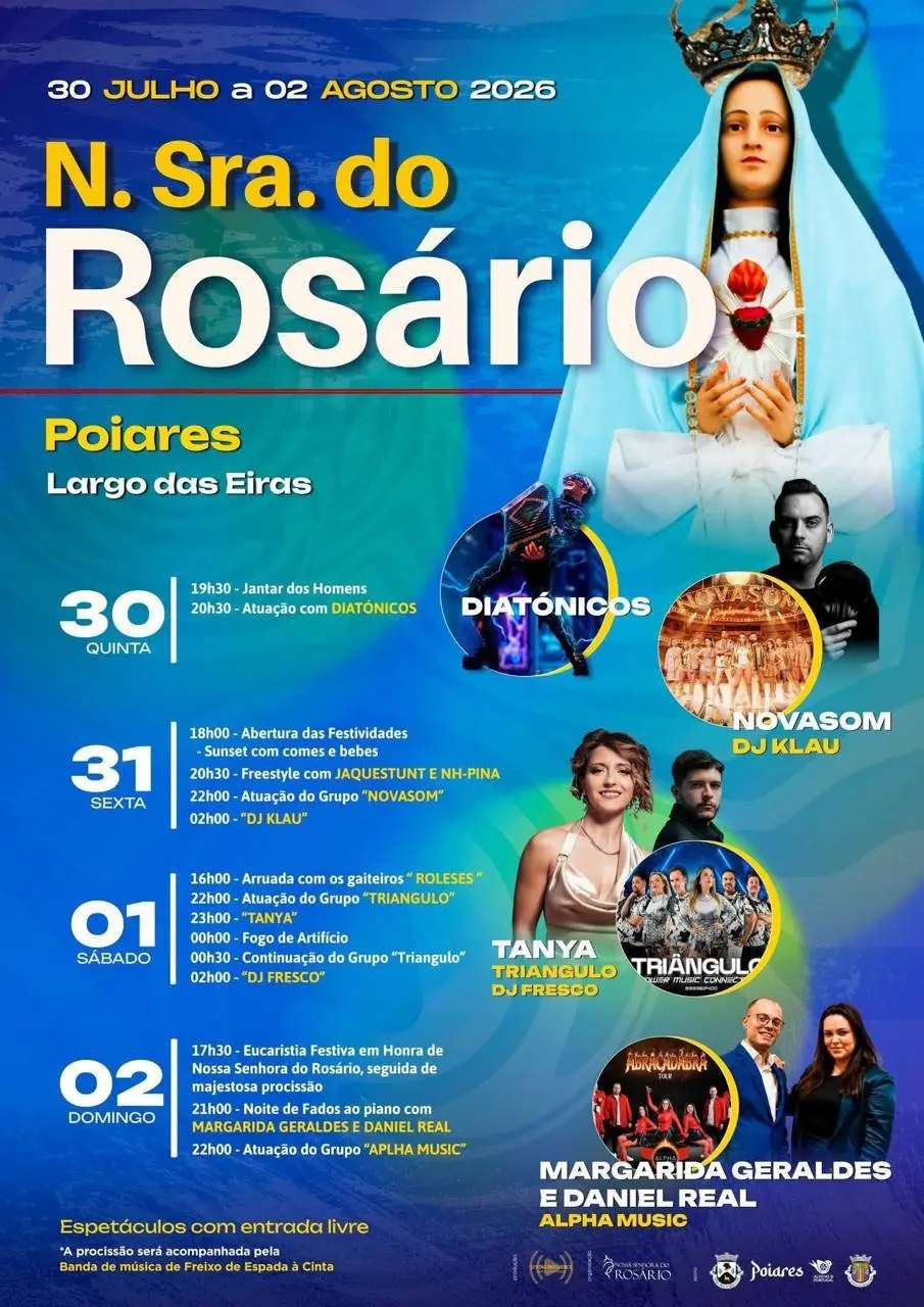 Imagem do evento Festa em honra de Nossa Senhora do Rosário 2026