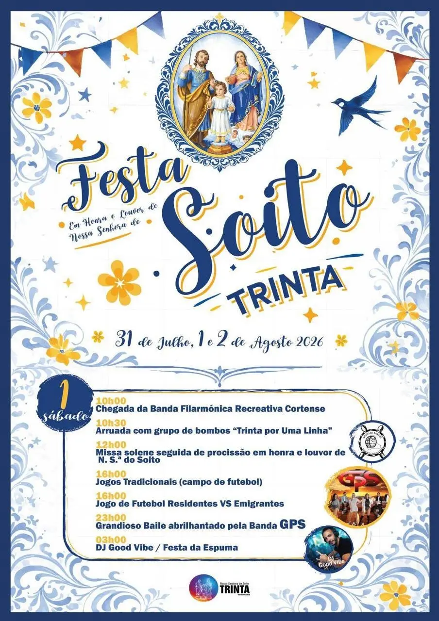 Imagem do evento Festa em honra de Nossa Senhora do Soito 2026 - Trinta
