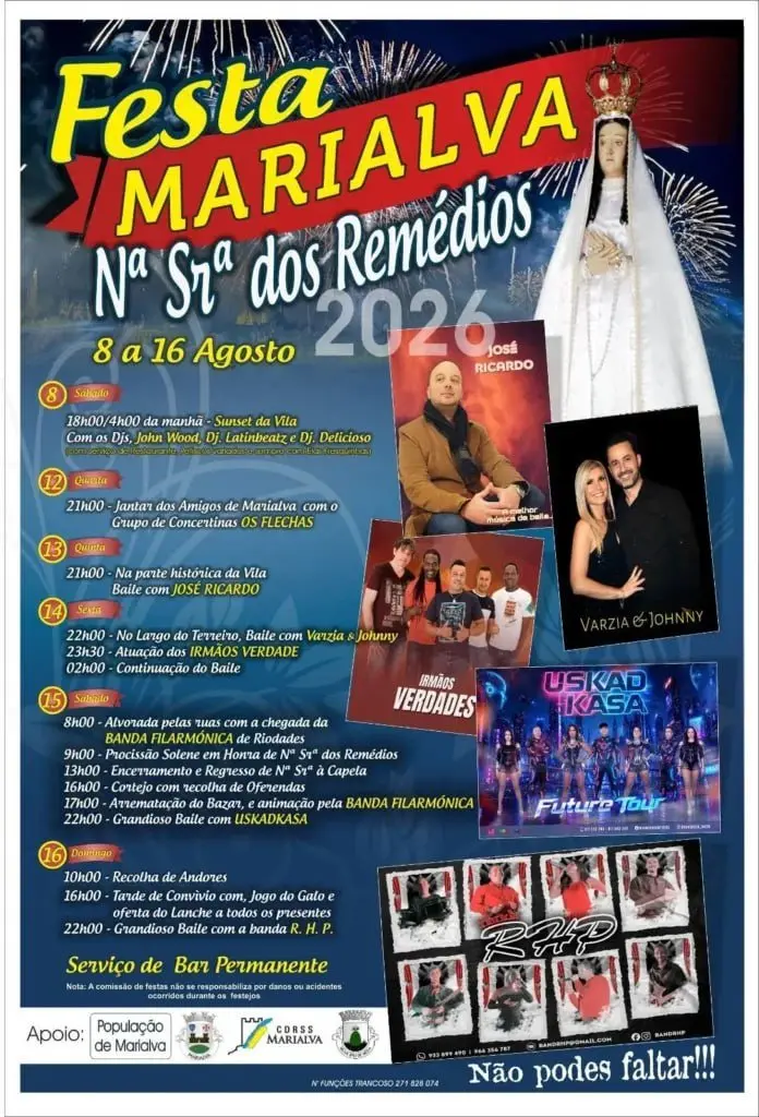 Imagem do evento Festa em honra de Nossa Senhora dos Remédios 2026