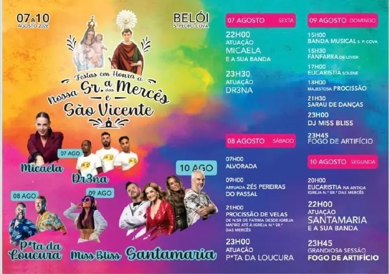 Imagem do evento Festa em honra de Nossa Sr.ª das Mercês 2026