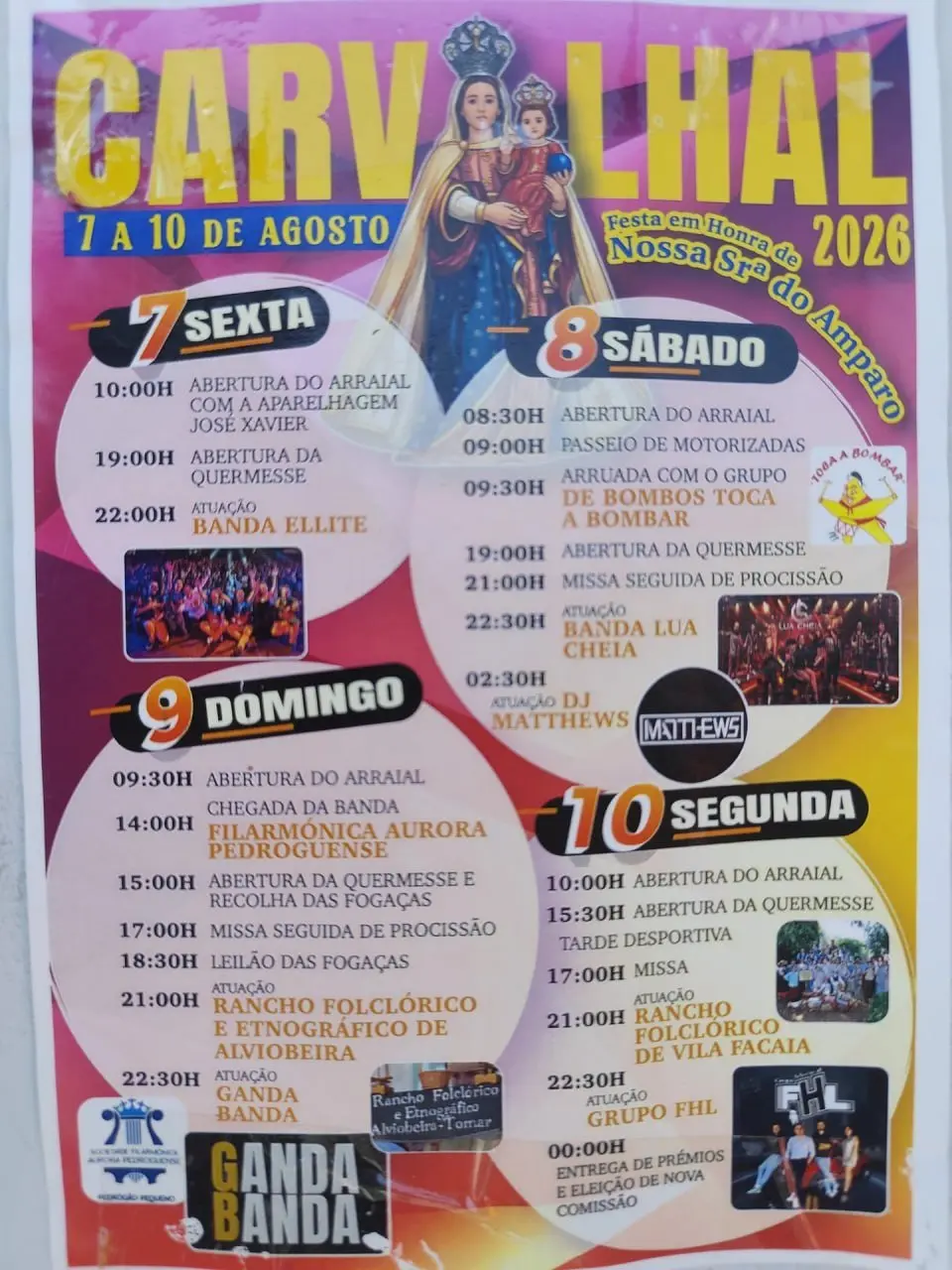 Imagem do evento Festa em honra de Nossa Sra do Amparo 2026