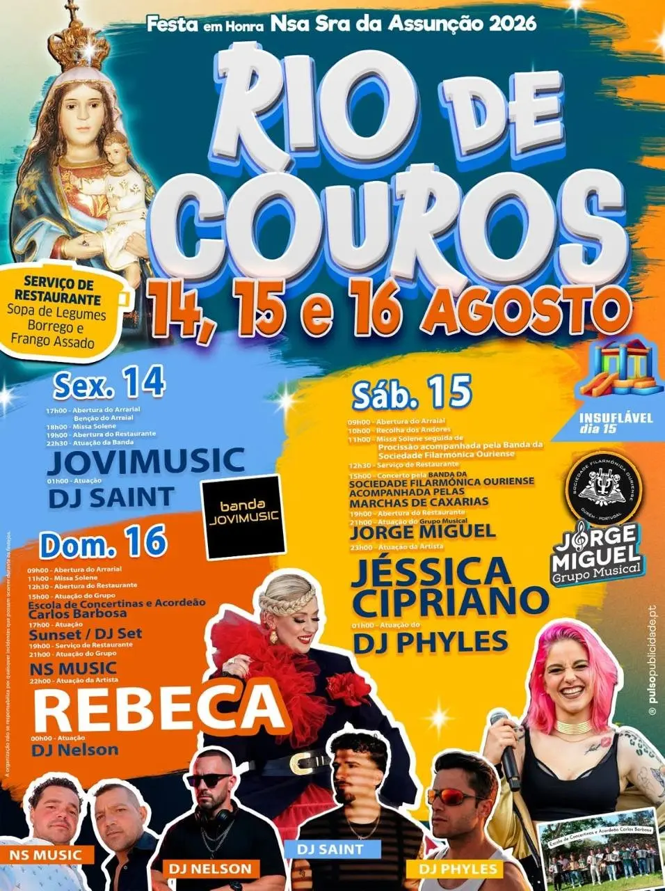 Imagem do evento Festa em honra de Nsa Sra da Assunção 2026