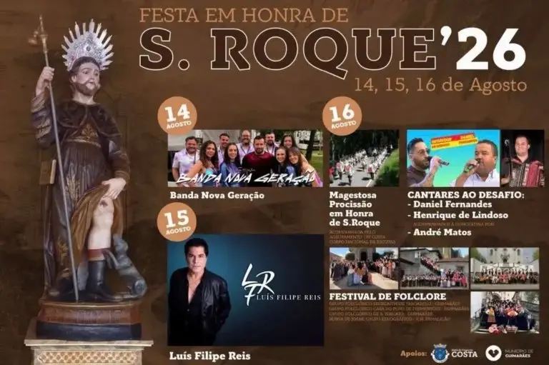 Imagem do evento Festa em honra de S. Roque 2026