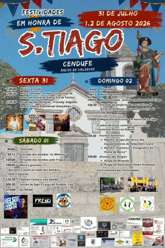 Imagem do evento Festa em honra de S. Tiago 2026