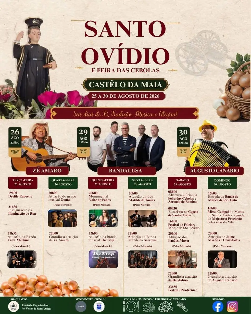 Festa em honra de Santo Ovídio 2026 — event image