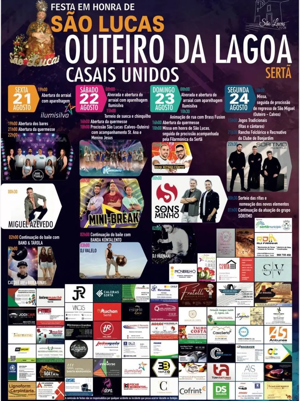 Festa em honra de São Lucas 2026 — event image