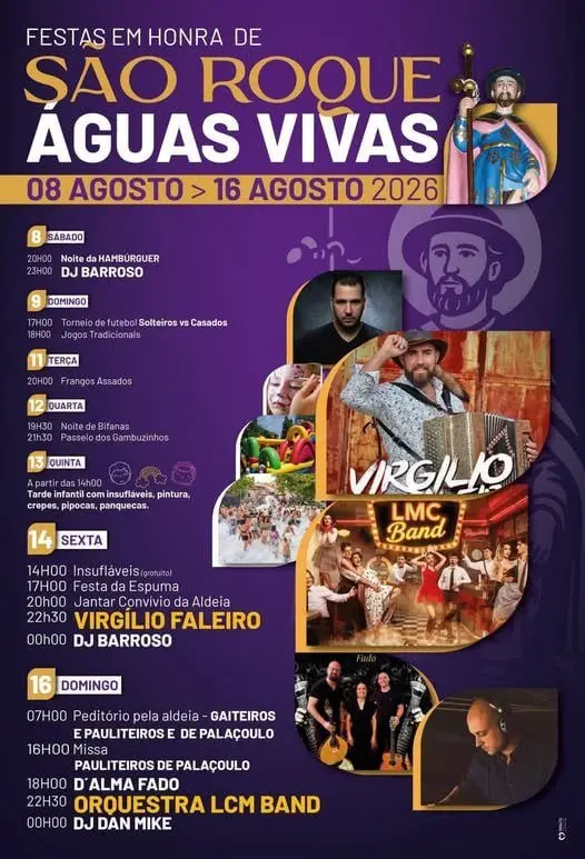 Festa em honra de São Roque 2026 — event image