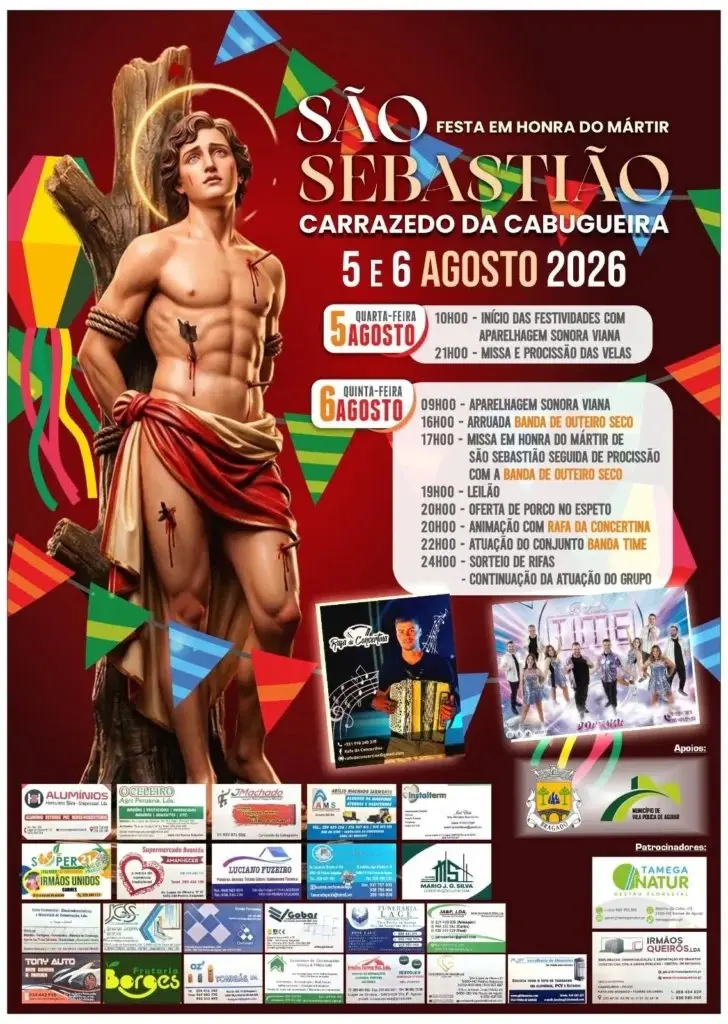 Imagem do evento Festa em honra de São Sebastião 2026