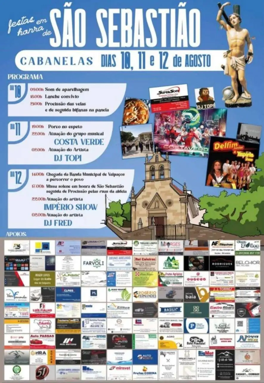 Imagem do evento Festa em honra de São Sebastião 2026