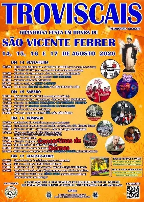 Imagem do evento Festa em honra de São Vicente Ferrer 2026