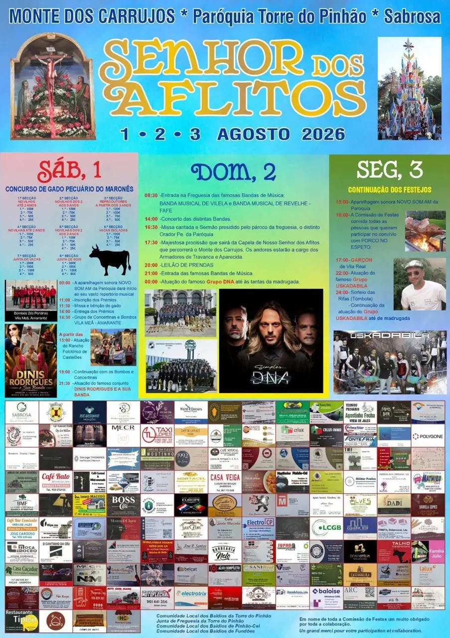 Imagem do evento Festa em honra de Senhor dos Aflitos 2026