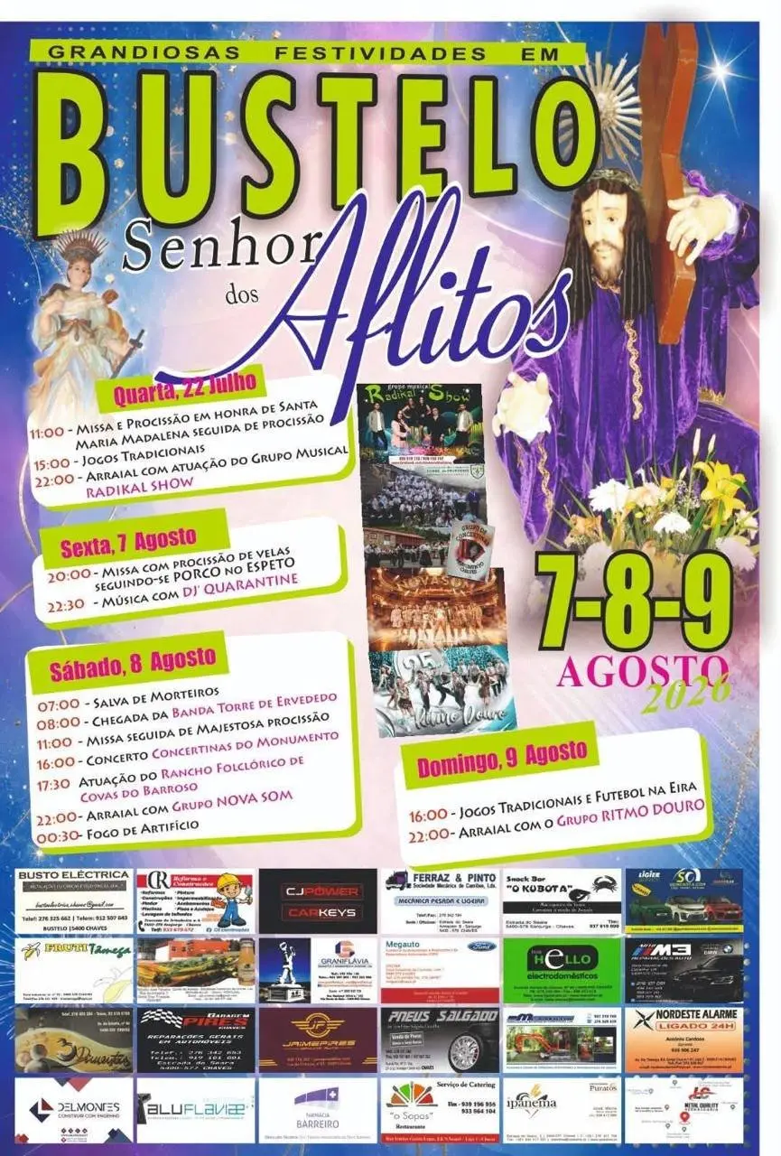 Imagem do evento Festa em honra de Senhor dos Aflitos 2026