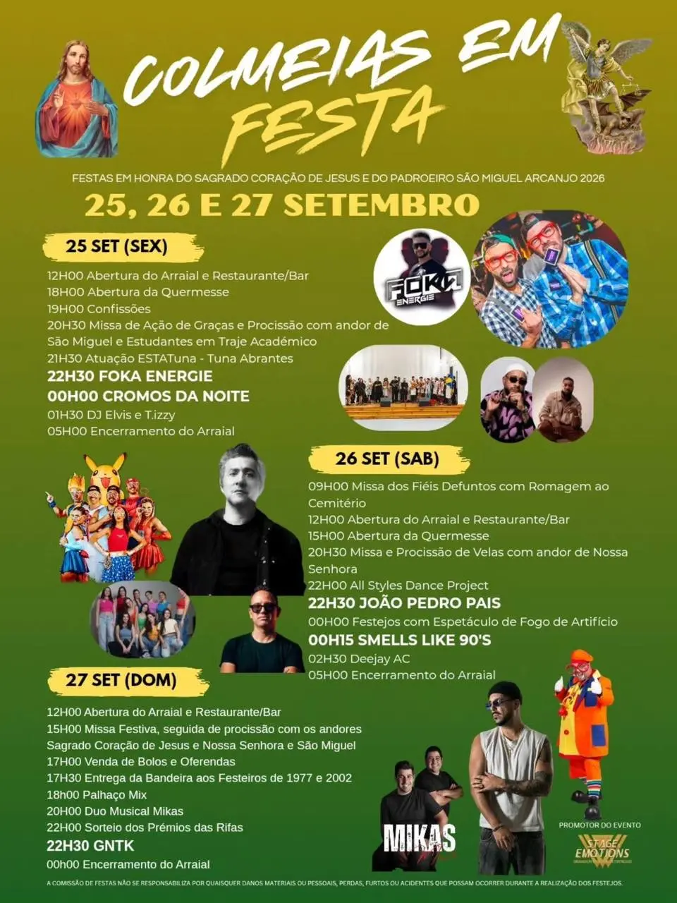 Imagem do evento Festa em honra do Sagrado Coração de Jesus e do Padroeiro São Miguel Arcanjo 2026