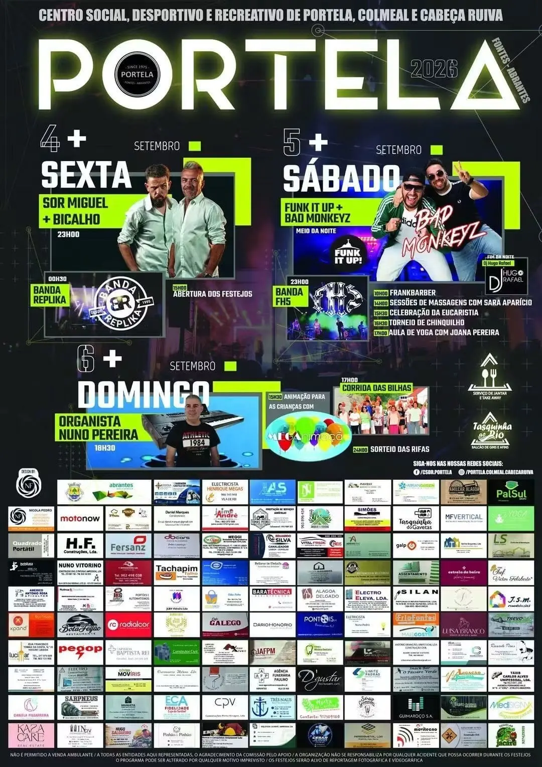 Imagem do evento Festas da Portela Colmeal e Cabeça Ruiva 2026 -Almeirim