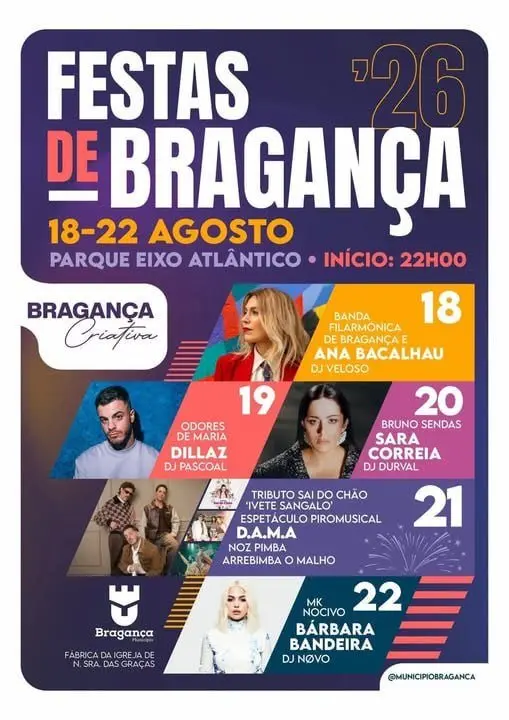 Imagem do evento Festas de Bragança 2026