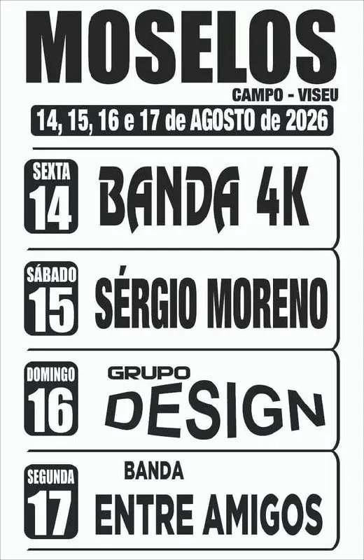 Imagem do evento Festas de Moselos 2026