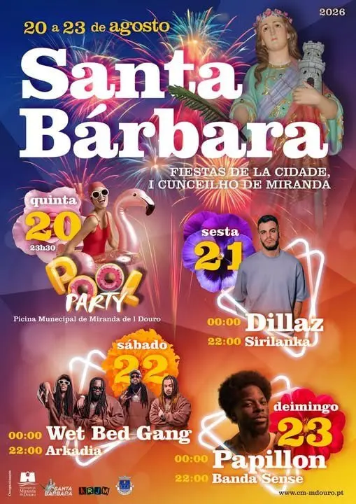 Imagem do evento Festas de Santa Bárbara 2026