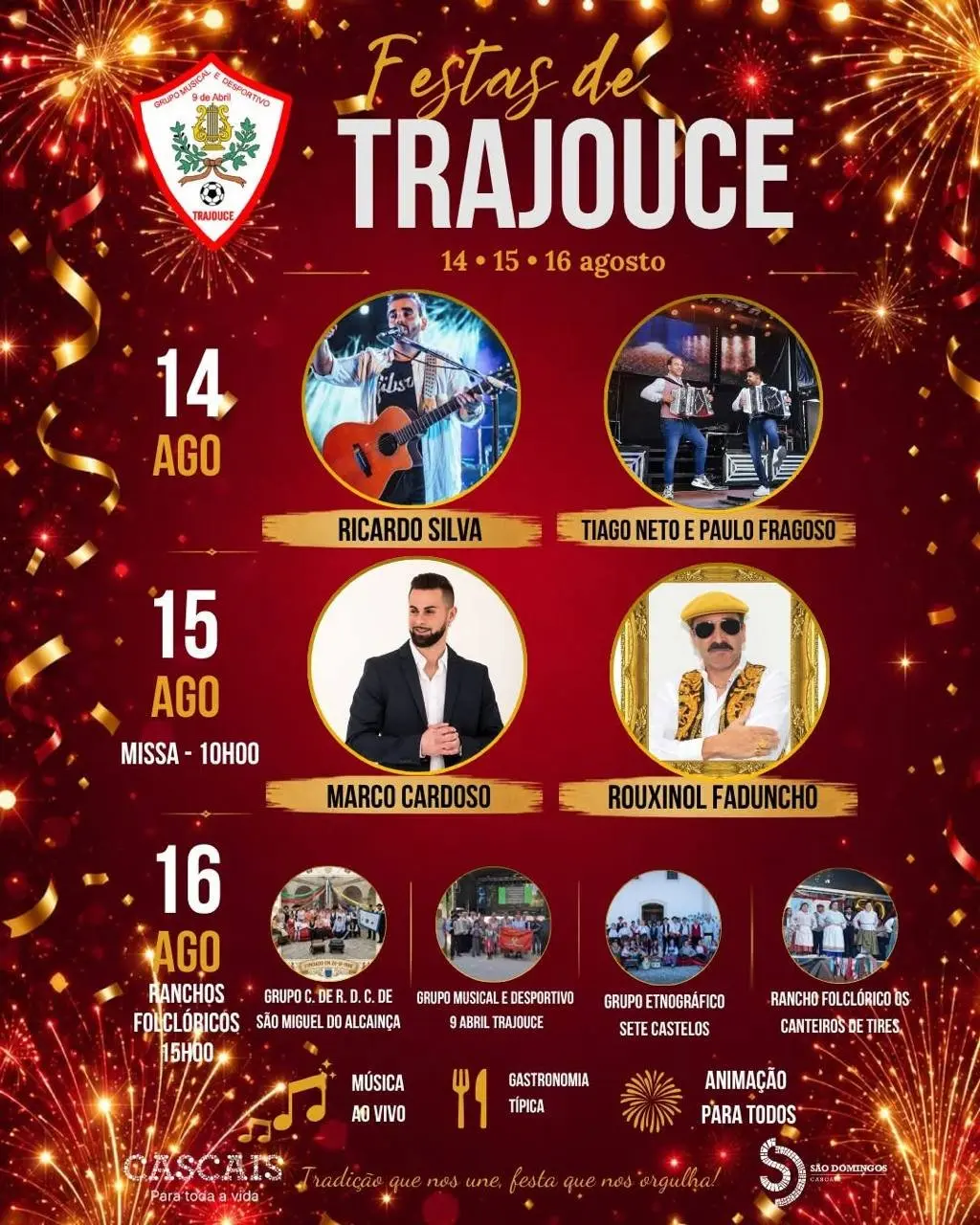 Imagem do evento Festas de Trajouce 2026